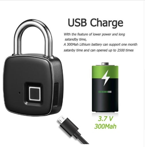 Waterproof Fingerprint Padlock