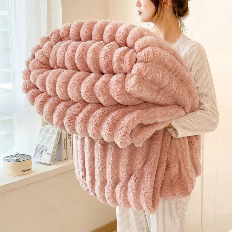 Warm Flannel Multifunctional Blanket