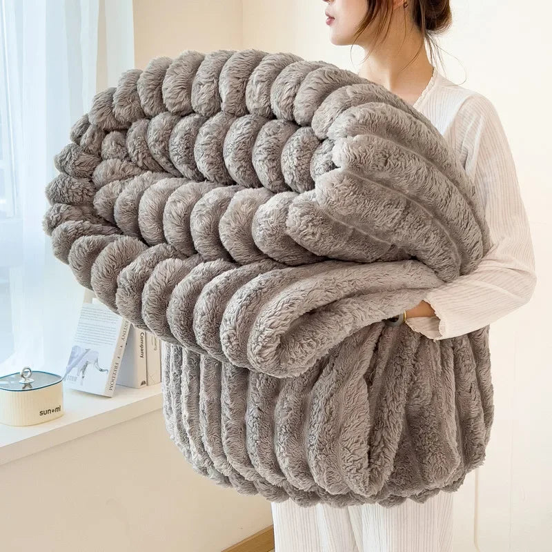 Warm Flannel Multifunctional Blanket