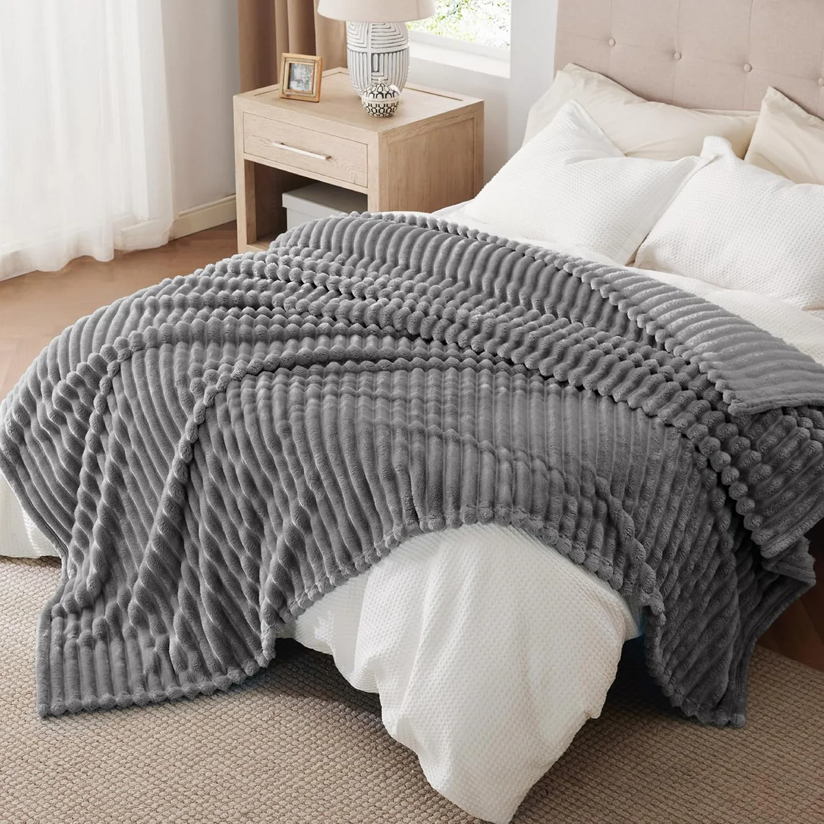 Warm Flannel Multifunctional Blanket