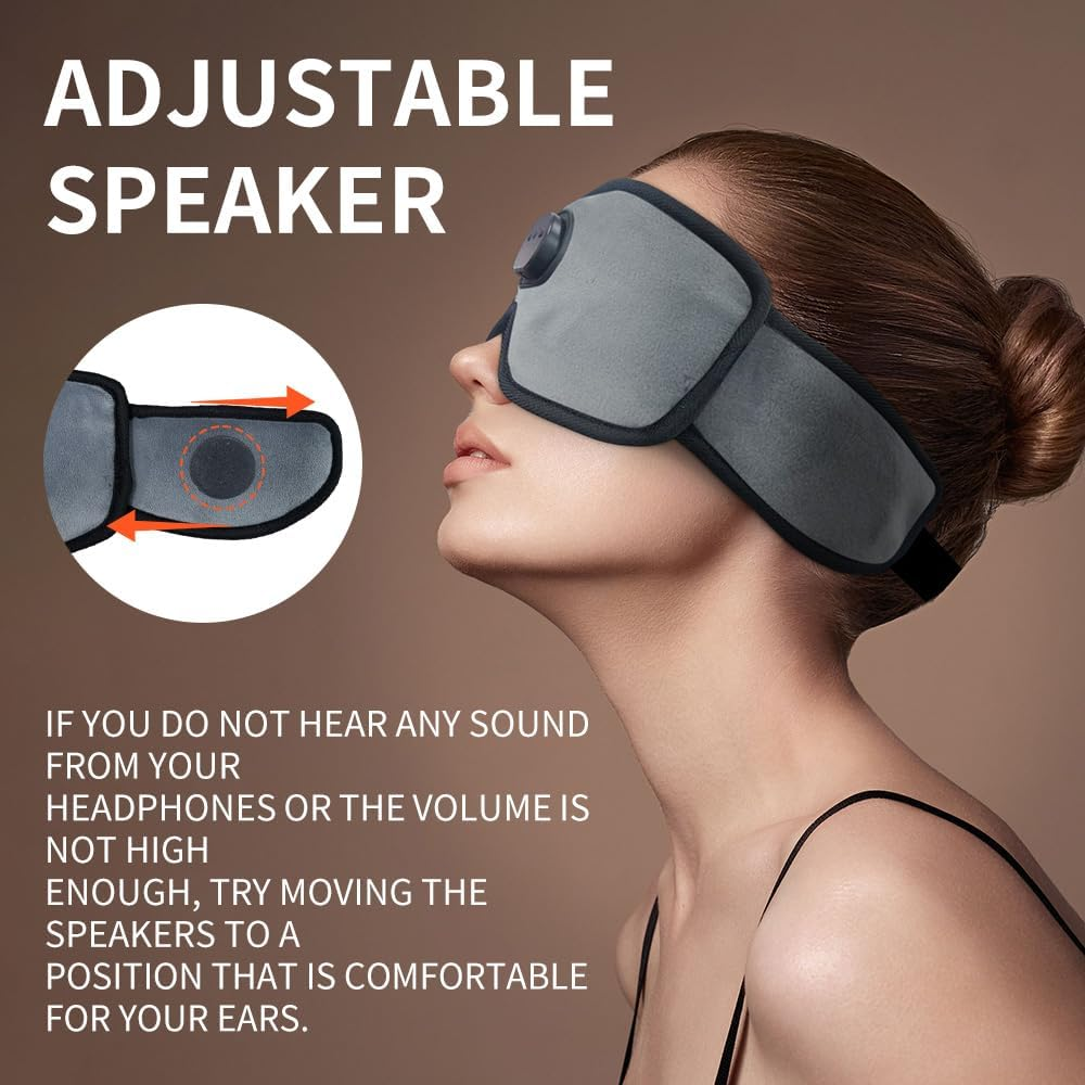 Bluetooth Sleeping Headphones Eye Mask